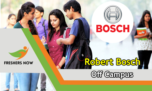 Robert Bosch Off Campus 2020 Drive For Freshers