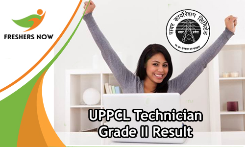 UPPCL Technician Grade II Result UPPCL Technician Grade II Result