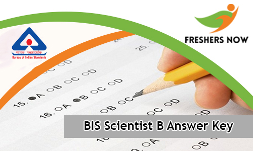 BIS Scientist B Answer Key BIS Scientist B Answer Key