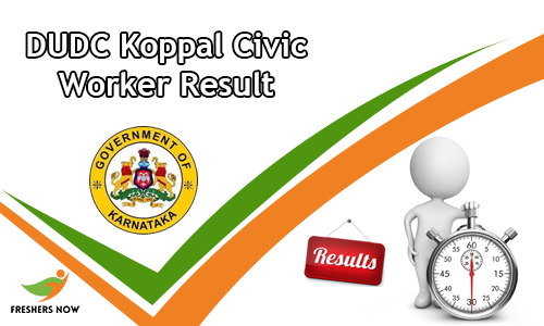 DUDC Koppal Civic Worker Result DUDC Koppal Civic Worker Result