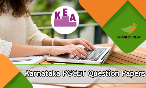Karnataka PGCET Question Papers Karnataka PGCET Question Papers