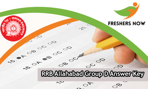 RRB Allahabad Group D Answer Key RRB Allahabad Group D Answer Key