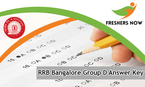 RRB Bangalore Group D Answer Key RRB Bangalore Group D Answer Key