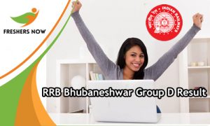 RRB Bhubaneshwar Group D Result RRB Bhubaneshwar Group D Result