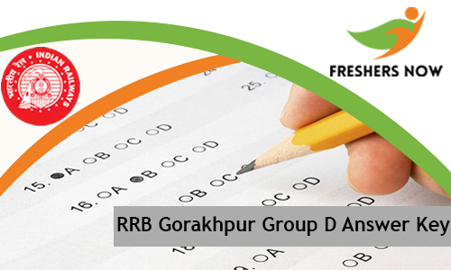 RRB Gorakhpur Group D Answer Key RRB Gorakhpur Group D Answer Key