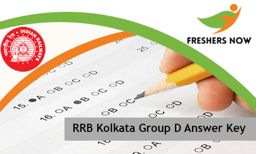 RRB Kolkata Group D Answer Key RRB Kolkata Group D Answer Key