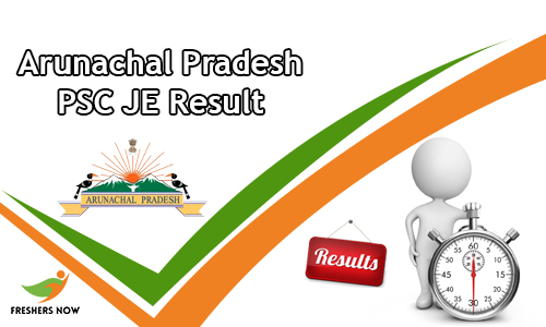 Arunachal Pradesh PSC JE result