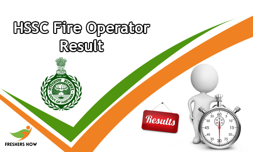 HSSC Fire Operator Result HSSC Fire Operator Result