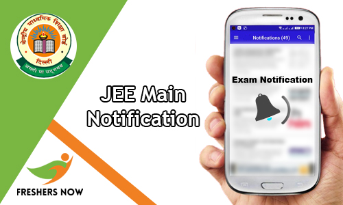 JEE Main Notification JEE Main Notification
