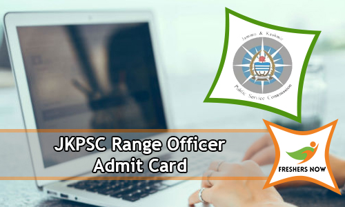 JKPSC Range Officer Admit Card JKPSC Range Officer Admit Card