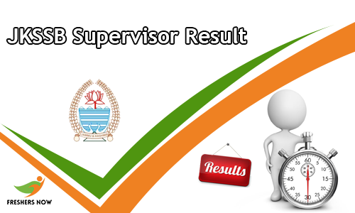 JKSSB Supervisor Result JKSSB Supervisor Result
