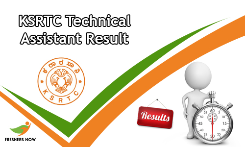 KSRTC Technical Assistant Result KSRTC Technical Assistant Result