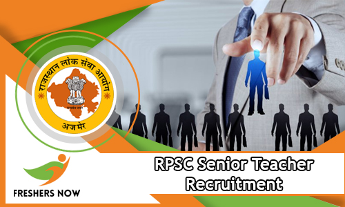 RPSC Senior Teacher Recruitment RPSC Senior Teacher Recruitment