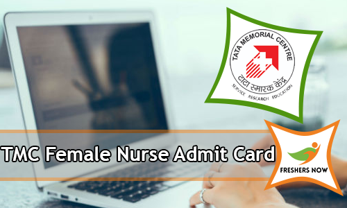 TMC Female Nurse Admit Card TMC Female Nurse Admit Card