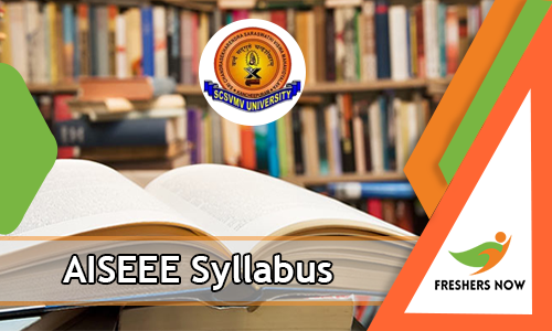 AISEEE Syllabus AISEEE Syllabus