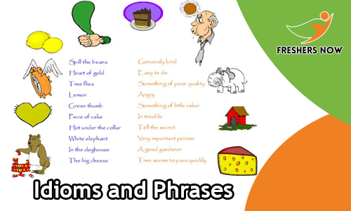 Idioms And Phrases English Questions And Answers Quiz Online