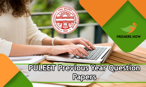 PULEET Previous Year Question Papers PULEET Previous Year Question Papers
