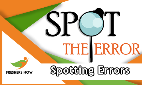 Spotting Errors Spotting Errors