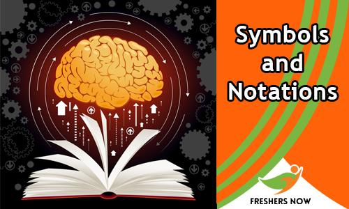 Symbols and Notations Symbols and Notations