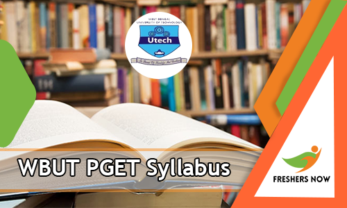 WBUT PGET Syllabus WBUT PGET Syllabus