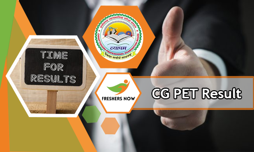 CG PET Result 2019 Out - Chhattigarh Pre Engineering Test Score Card