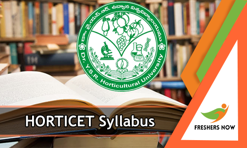 HORTICET Syllabus HORTICET Syllabus