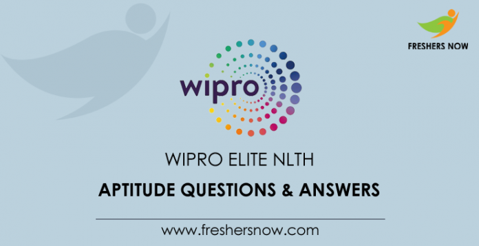 Wipro Elite NLTH Fitness Questions and Answers