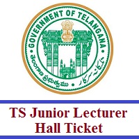 TS Junior Lecturer Hall Ticket TS Junior Lecturer Hall Ticket