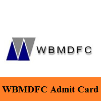 WBMDFC Admit Card WBMDFC Admit Card