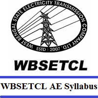WBSETCL AE Syllabus WBSETCL AE Syllabus