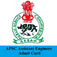 APSC Assistant Engineer Admit Card APSC Assistant Engineer Admit Card