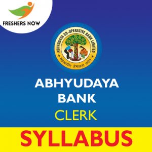 Abhyudaya Bank Clerk Syllabus 2019 Abhyudaya Bank Clerk Syllabus 2019