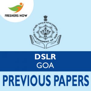 DSLR Goa Previous Papers DSLR Goa Previous Papers