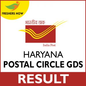 Haryana Postal Circle GDS Result 2019 Haryana Postal Circle GDS Result 2019