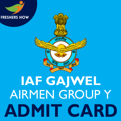 IAF Airmen Group X, Y Admit Card IAF Airmen Group X, Y Admit Card