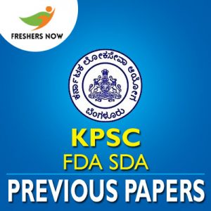 KPSC FDA SDA Previous Papers KPSC FDA SDA Previous Papers