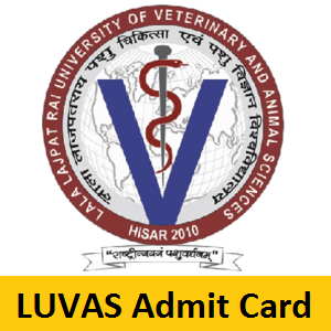 LUVAS Admit Card 2019 LUVAS Admit Card 2019