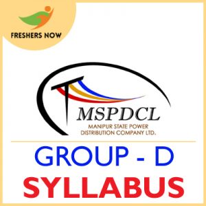 MSPDCL Group D Syllabus 2019 MSPDCL Group D Syllabus 2019