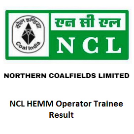 NCL HEMM Operator Trainee Result