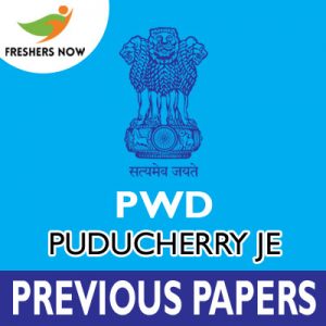 PWD Puducherry JE Previous Papers PWD Puducherry JE Previous Papers