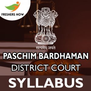 Paschim Bardhaman District Court Syllabus 2019 Paschim Bardhaman District Court Syllabus 2019