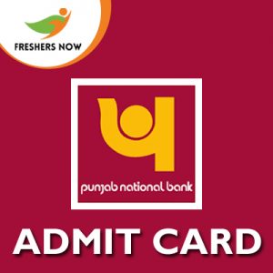 Punjab National Bank Admit Card 2019 Punjab National Bank Admit Card 2019