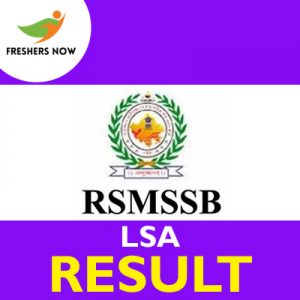 RSMSSB LSA Result 2019 RSMSSB LSA Result 2019