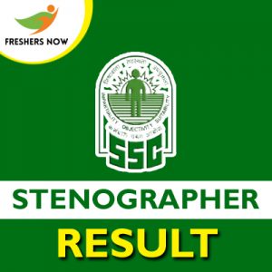 SSC Stenographer Result 2019 SSC Stenographer Result 2019