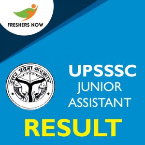 UPSSSC Junior Assistant Result 2019 UPSSSC Junior Assistant Result 2019