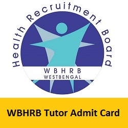WBHRB Tutor Admit Card 2019 WBHRB Tutor Admit Card 2019