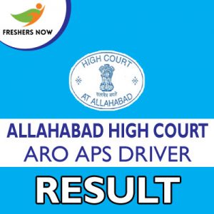 Allahabad High Court ARO APS Driver Result 2019 Allahabad High Court ARO APS Driver Result 2019