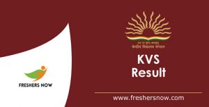 KVS Result 2019 KVS Result 2019
