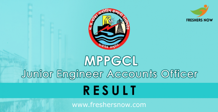 MPPGCL Junior Engineer Accounts Officer Result 2019 MPPGCL Junior Engineer Accounts Officer Result 2019