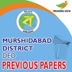 Murshidabad District DEO Previous Papers Murshidabad District DEO Previous Papers